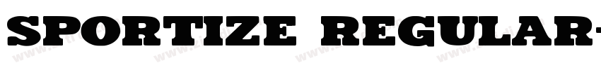 Sportize Regular字体转换